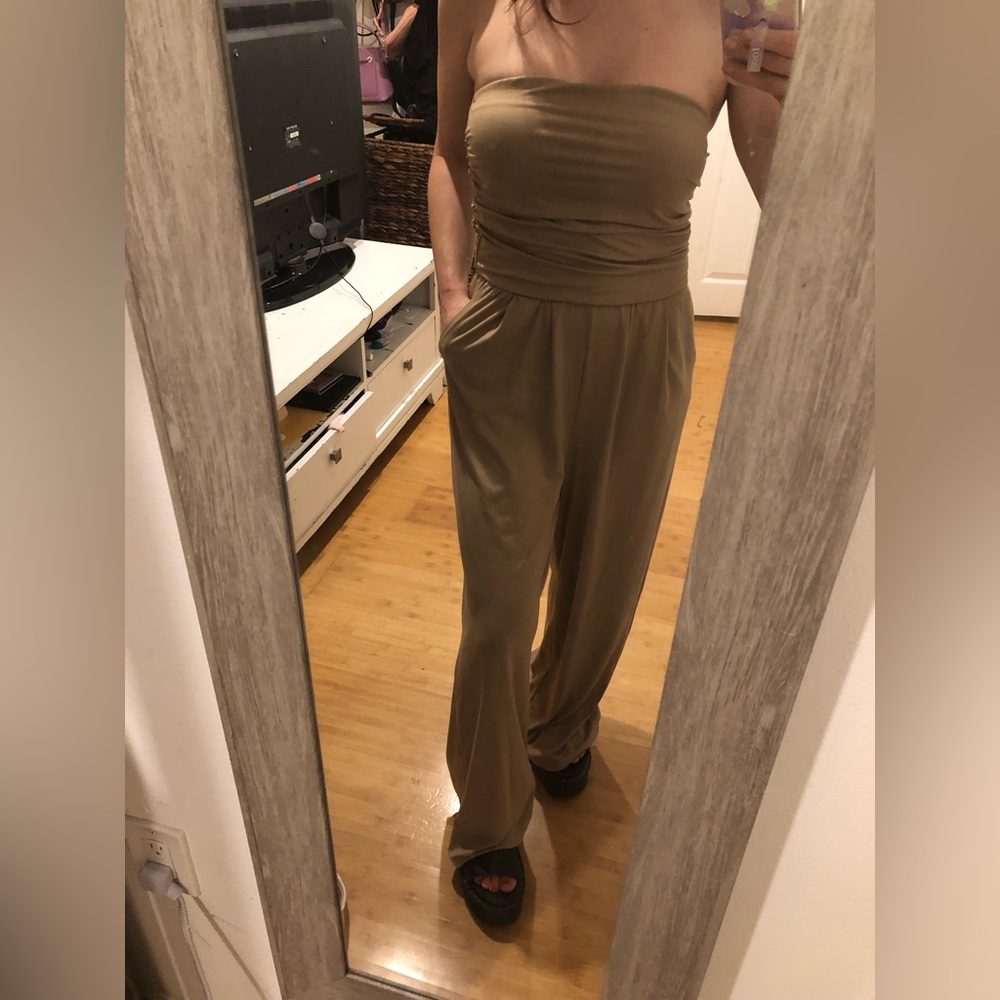 Soft Strapless Jumpsuit